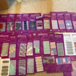 31 partial Jamberry Nail packs